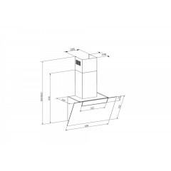 Вытяжка Meferi AIRBOX60BK Comfort