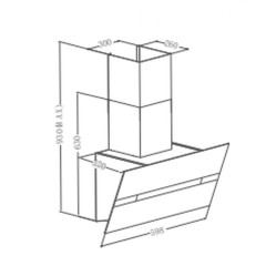 Вытяжка Meferi AIRBOX60WH Comfort Plus