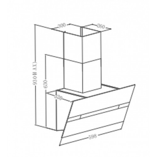 Вытяжка Meferi AIRBOX60WH Comfort Plus