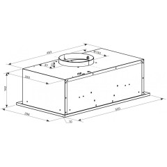 Вытяжка Weissgauff Box 600 PB BL