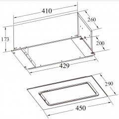 Вытяжка Weissgauff Aura 456 PB Black Glass