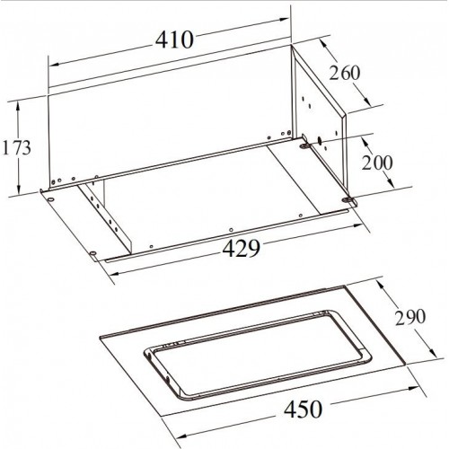 Вытяжка Weissgauff Aura 456 Touch Black Glass
