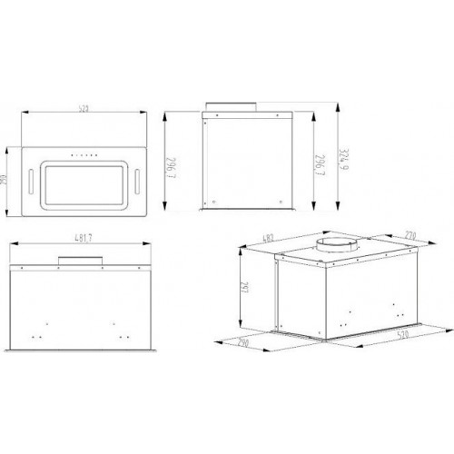 Вытяжка Evelux Arvid 60 BG