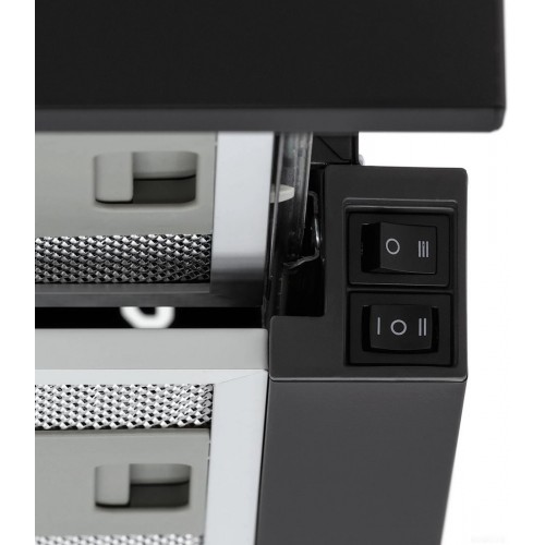 Вытяжка Krona Kamilla T 600 2 мотора (черный)