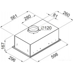 Вытяжка Maunfeld Crosby Singl 60 (черный)