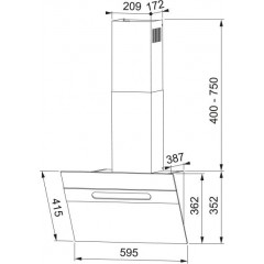 Вытяжка Franke Sterling WH 60 330.0702.956