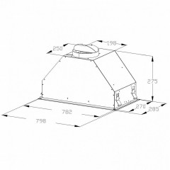 Вытяжка Korting KHI 9828 GN