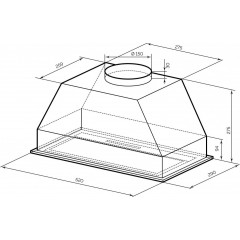 Вытяжка LEX Hyper 600 GS BL
