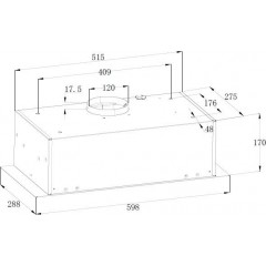 Вытяжка Zorg Basta 750 60 M (белый)