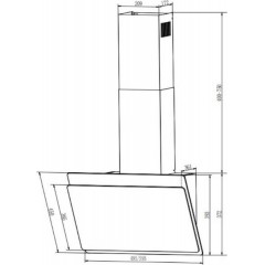 Вытяжка Faber Tocco BK 60 330.0702.951