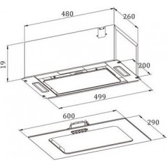 Вытяжка Zorg Cendy 1060 60 M (белый)