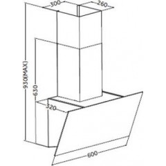 Вытяжка Zorg Alma 1080 60 S (белый)
