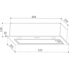 Вытяжка Weissgauff Fiona 60 X