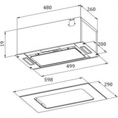 Вытяжка Zorg Asta 1060 60 M (черный)
