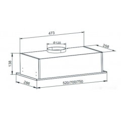 Вытяжка Zorg Classico 850 52 M (черный)