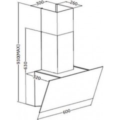 Вытяжка Zorg Alma 1080 60 S (черный)