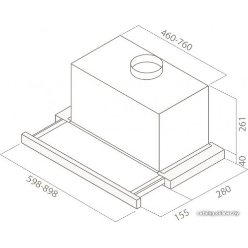 Вытяжка Elica ELITE 26 IX/A/60/VT [PRF0094051]