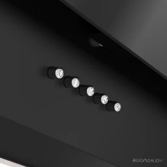 Вытяжка Elikor Коралл 50П-430-К3Д 266399 (черный/черное стекло)