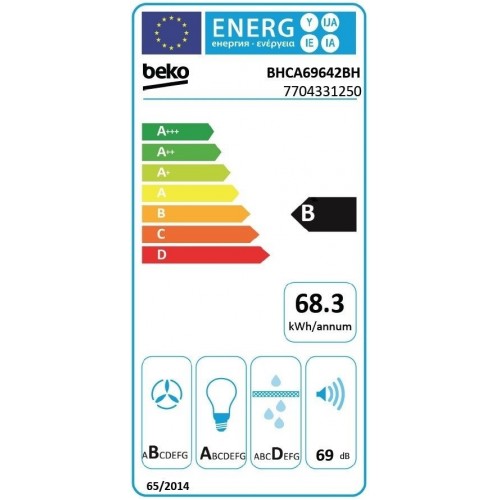 Вытяжка Beko BHCA69642BH