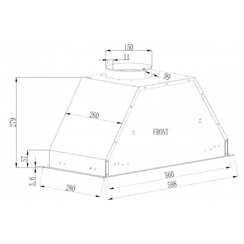 Вытяжка Schtoff GTC L 60 (черный)