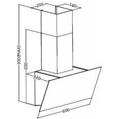 Вытяжка Zorg Air 1060 60 S (черный)