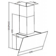 Вытяжка Zorg Air 1060 60 S (черный)