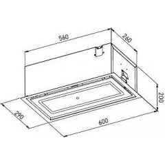 Вытяжка Zorg Amina 1060 60 S (черный)