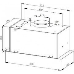 Вытяжка Zorg Bona 1260 60 M (черный)