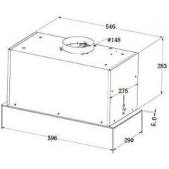Вытяжка Zorg Neve 1260 60 S-GC (белый)