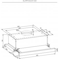Вытяжка Kuppersberg Slimtouch 60 W