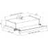 Вытяжка Weissgauff TEL 450 Black Glass