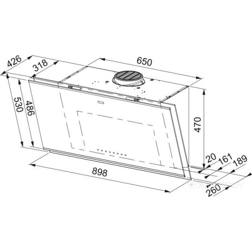 Вытяжка Franke Mythos FMY PRO 907 FM BK/BK MATT 330.0682.353