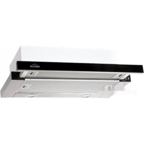 Вытяжка Elikor Интегра Glass 45Н-400-В2Д (нержавеющая сталь/черное стекло) (943434)