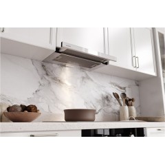 Вытяжка Elikor Интегра Glass 60Н-400-В2Д (нержавеющая сталь/белое стекло) (940981)