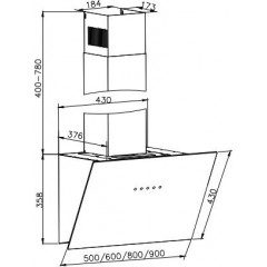 Вытяжка Zorg Nero 1260 60 S (черный)