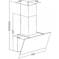 Вытяжка Zorg Atlantis 1060 60 S (черный)