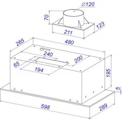 Вытяжка Zorg Santa 1060 60 S (белый)