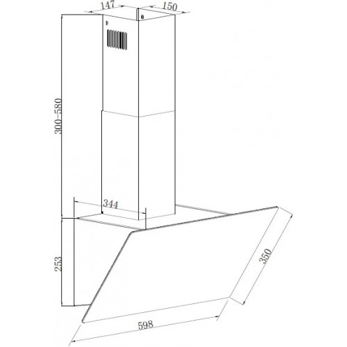 Вытяжка Zorg Ultra 1030 60 M (белый)