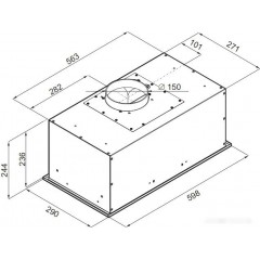 Вытяжка Maunfeld Crosby Power 60 (черный)
