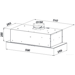 Вытяжка Konigin Awe 60 (черный)