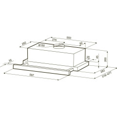 Вытяжка Krona Kamilla Sensor Max 600 T КА-00008310