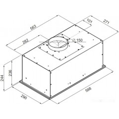 Вытяжка Maunfeld Crosby Power 60 (белый)