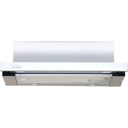Вытяжка Elikor Интегра Glass 50Н-400-В2Д (нержавеющая сталь/белое стекло) (940978)