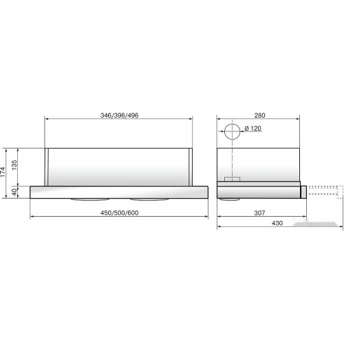 Вытяжка Elikor Интегра Glass 50Н-400-В2Д (нержавеющая сталь/белое стекло) (940978)
