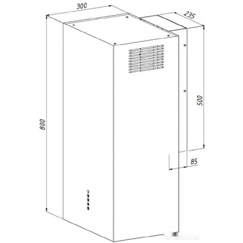Вытяжка AKPO Terra Eco 40 WK-4 (черный)