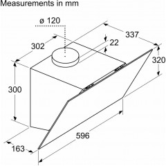 Вытяжка Bosch Serie 2 DWK64PJ60T