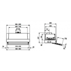 Вытяжка De Dietrich DHT3622X
