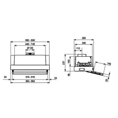 Вытяжка De Dietrich DHT3622X