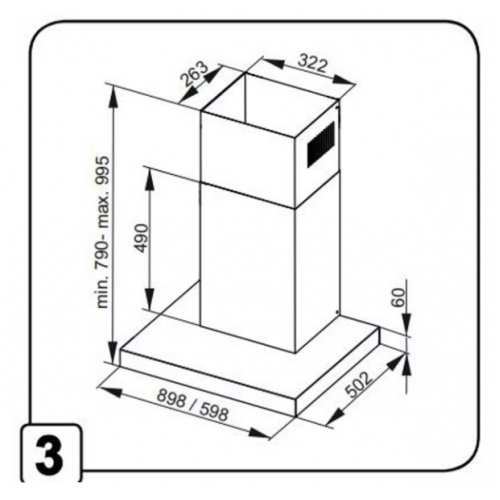 Вытяжка De Dietrich DHB4684B