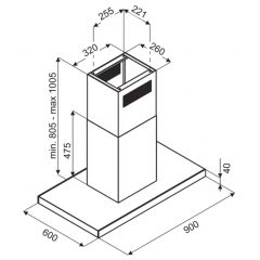 Вытяжка De Dietrich DHI2963B